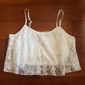 lace crop top